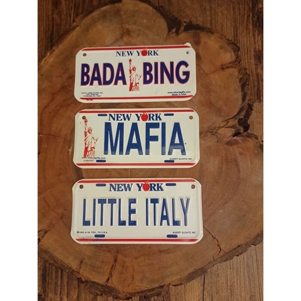 Souvenir Display License Plate - LOT OF 3